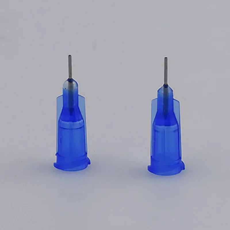 22 Калибр 0,2" Длина W/ISO стандартная нержавеющая сталь тупые иглы с Luer полипропиленовый концентратор модель FHIS1002522