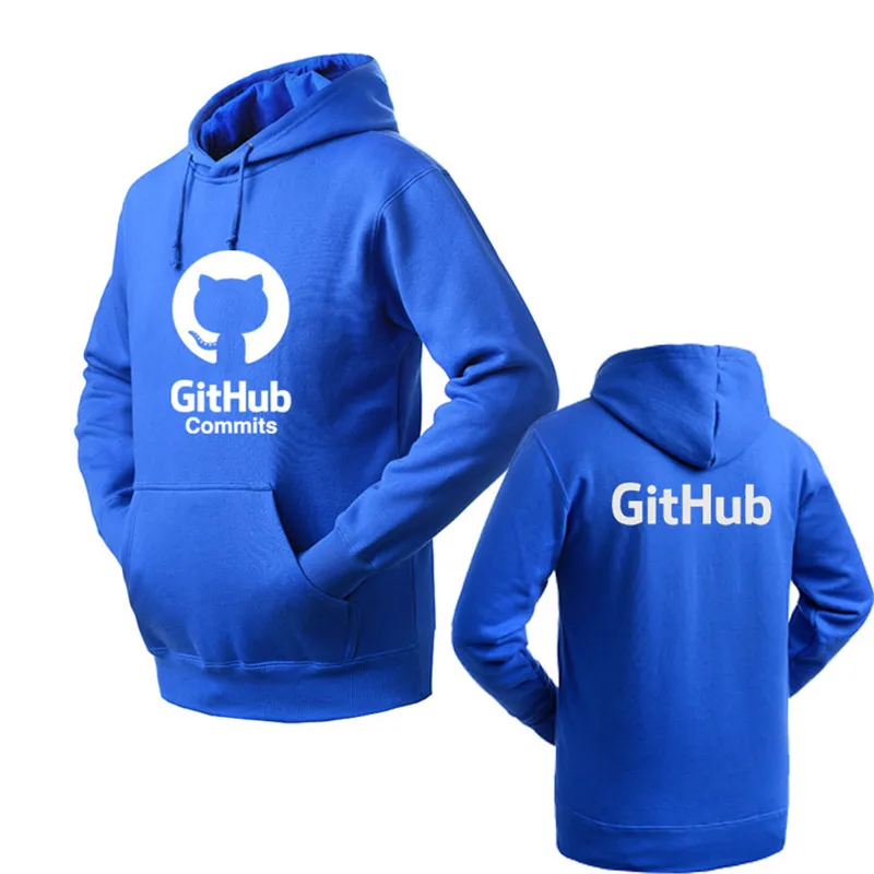 

2021 New Casual Fashion Github logo pullover hoodie Street wear Sweatshirts Men/Woman Pullover Hoodies pullover hoody