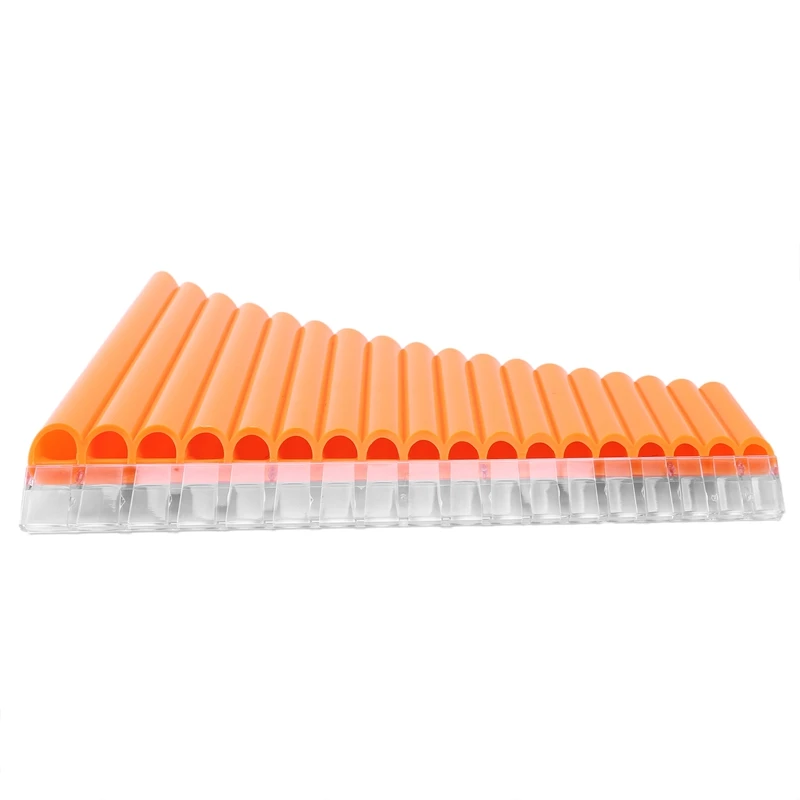 

18 Pipes Pan Flute Panpipe with Carrying Bag Music Woodwind Instrument for Beginner Student Kids Children Gift