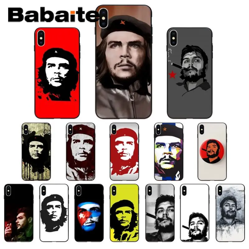 Чехол che guevara из мягкого ТПУ для телефона аксессуары iphone X XS MAX 5 6S SE 7 8 plus XR 11pro чехлы