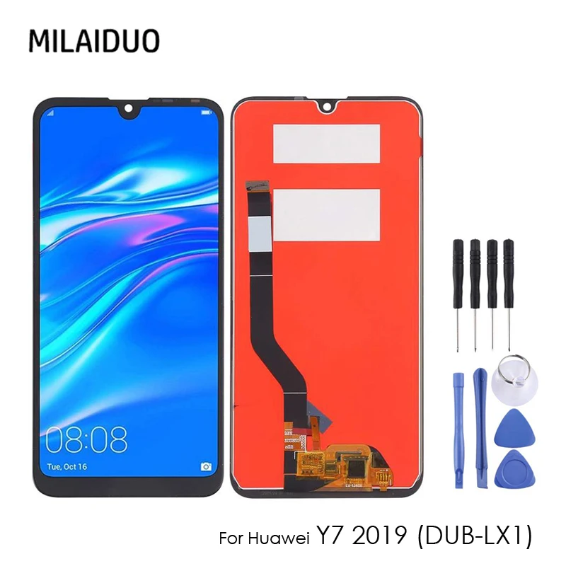 

6,26 ''для Huawei Y7 2019 DUB-LX1 ЖК-дисплей сенсорный экран дигитайзер в сборе запасные части для замены ЖК-дисплея