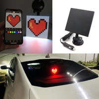 car led display screen app remotely control gif programmable message controlled board images custom emoticons car accessories