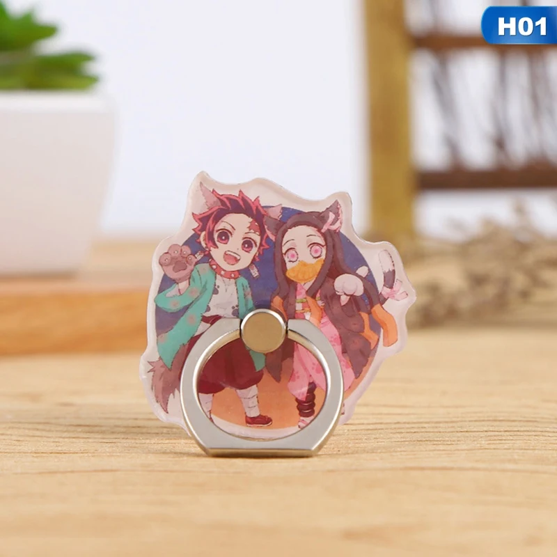 

Anime Demon Slayer Phone Holder Cute Fun New Acrylic Cartoon Mobile Phone Holder 2020