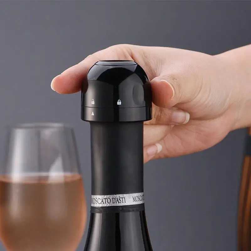 

Vacuum Red Wine Bottle Champagne Stopper Leak-proof Silicone Sealed Wine Bottle Saver Reusable Wine Corks Keep Fresh Cover Lids