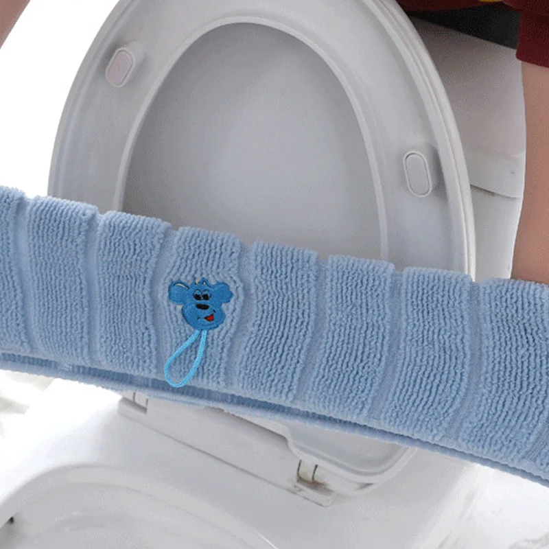 Утолщенная подушка для унитаза зимние мягкие Моющиеся Прокладки в скандинавском