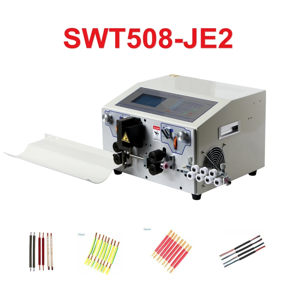 

SWT508-JE2 Peeling Stripping Cutting Machine For Computer Automatic Wire Strip Stripping Machine 0.1-10mm2 AWG7-AWG28 220V 110V