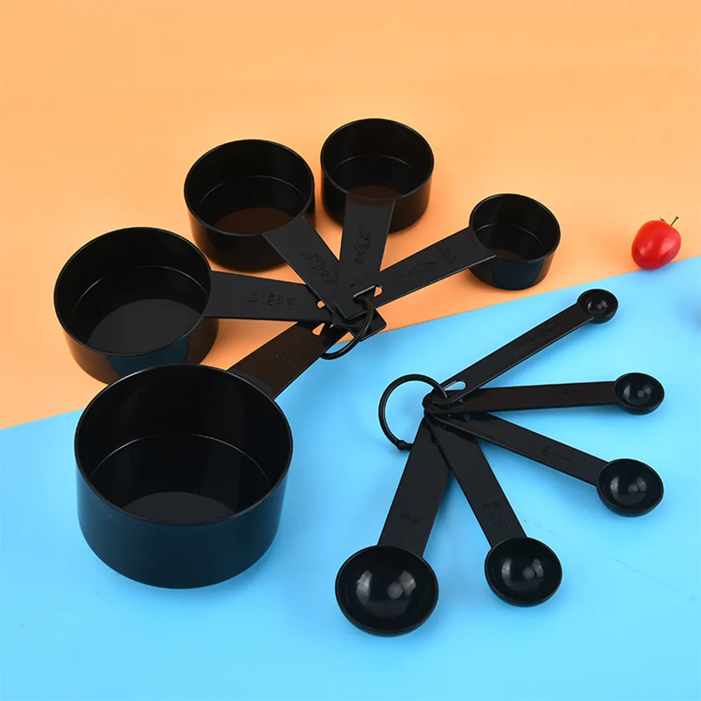 

10 Pcs Kitchen Measuring Spoon Creative Baking Cooking Silicone Measuring Tool Ladle With Scale Kitchen Measuring Spoons Tools