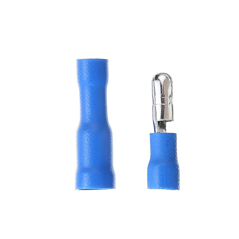 Высокое качество синий 50 шт мужской + женские пулевые разъемы изолированные