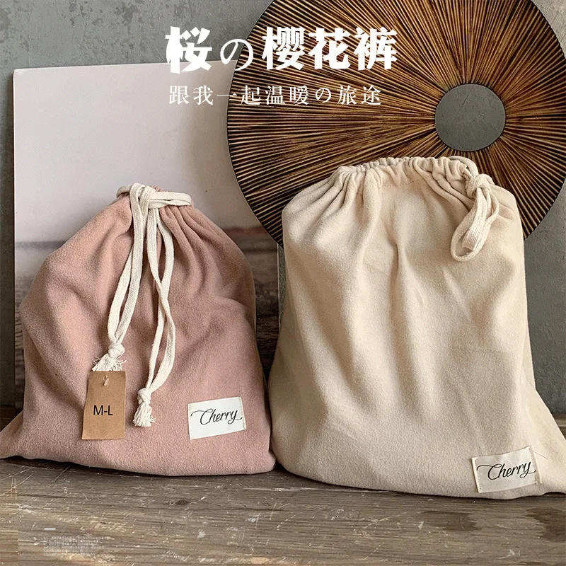 Мягкие брюки до щиколотки женские свободные шерстяные осенне зимние широкие