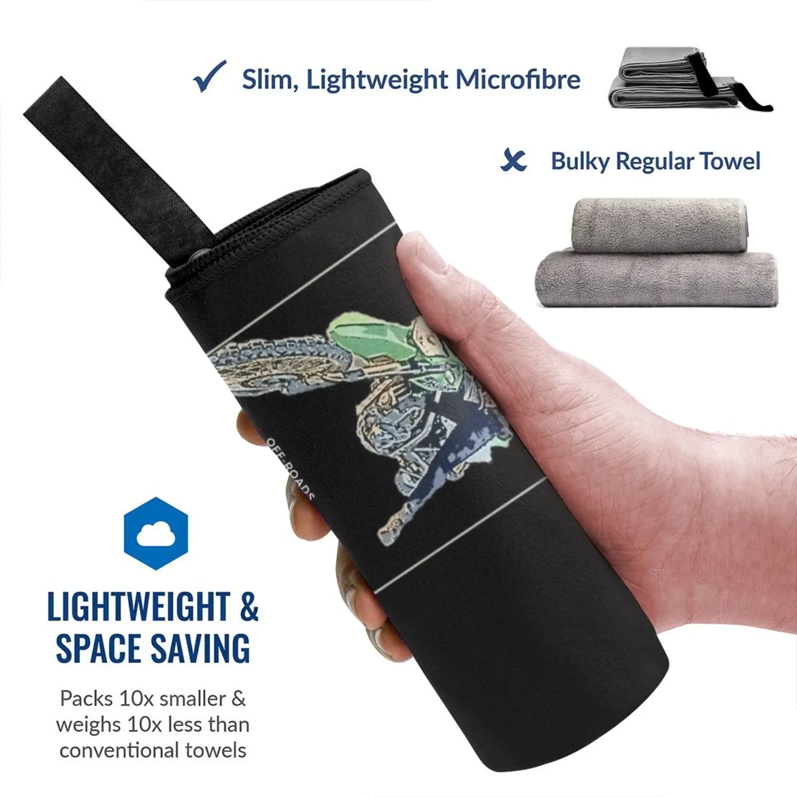 Быстросохнущее полотенце для езды по бездорожью спортивное спортзала ванны