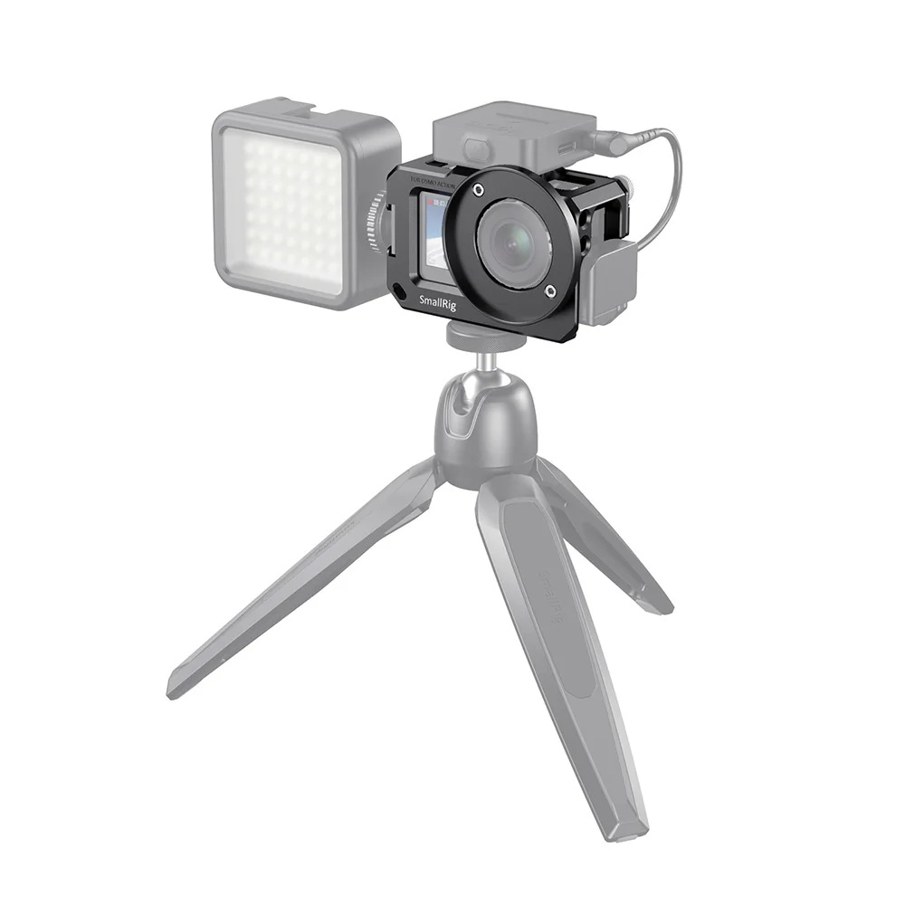 Клетка SmallRig для экшн камеры DJI Osmo с двумя креплениями холодного башмака