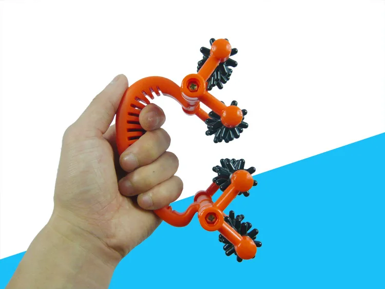 Домашний массаж всего тела мини четырехколесный лунный Ровер массажер для