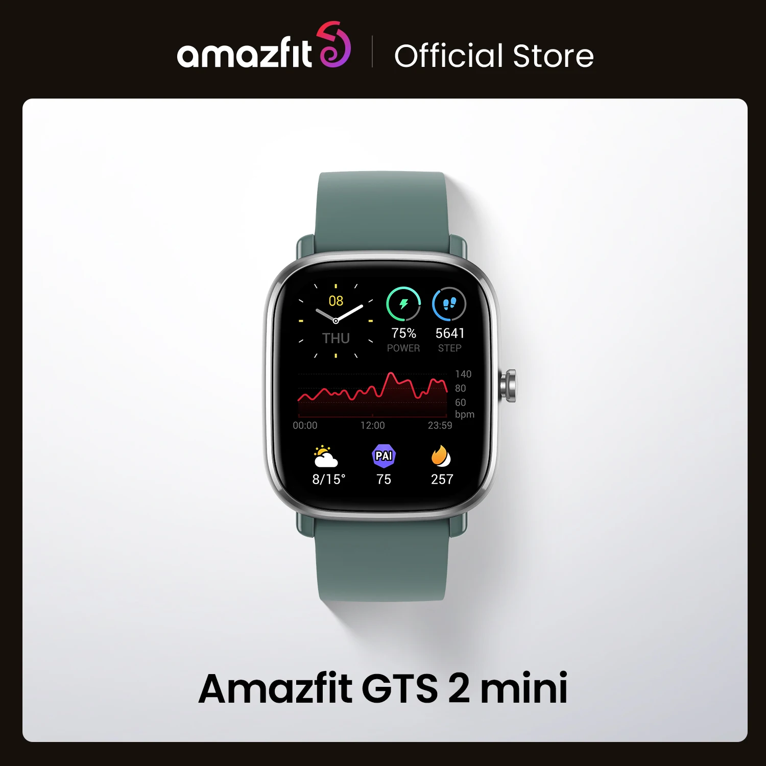 Умные часы Amazfit GTS 2 Mini GPS 1 55 дюйма 301 ppi AMOLED дисплей 70 спортивных режимов |