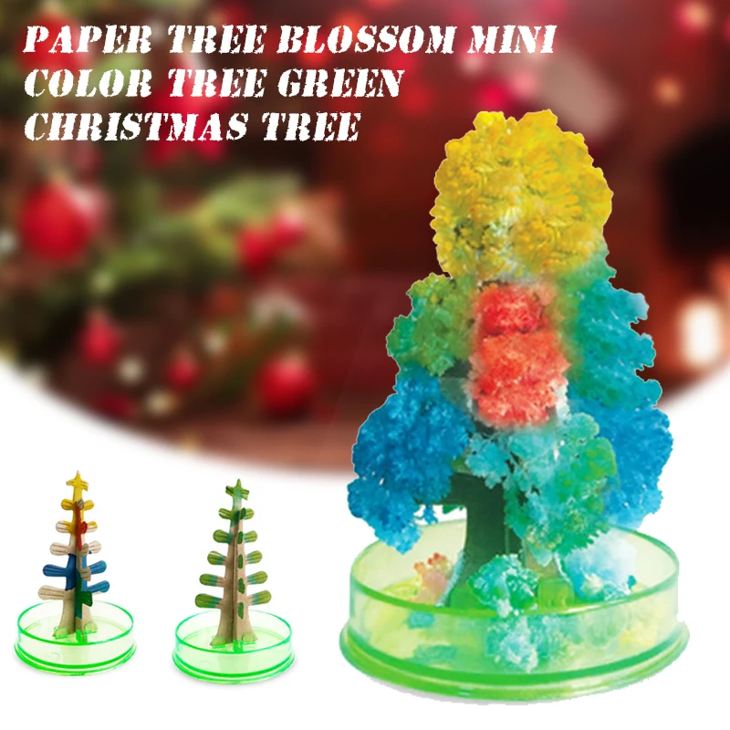 

Crystallized Christmas Tree Interesting Romantic Growing Blossoming Christmas Tree For Kids Children can CSV