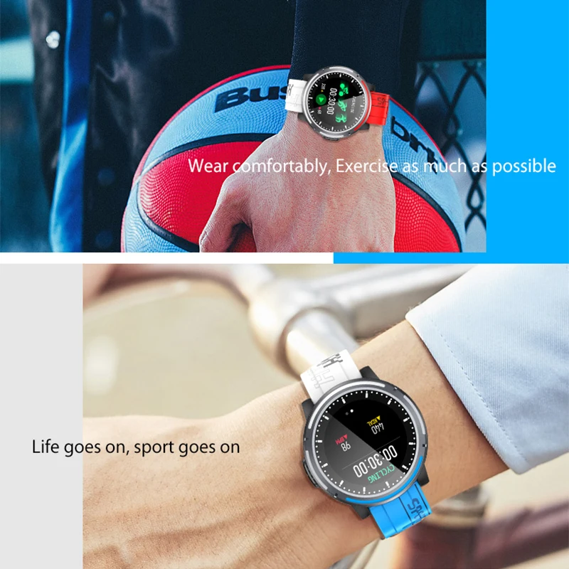 Умный можно звонить часы S26 Bluetooth Мужчины Спорт фитнес трекер сердечного ритма