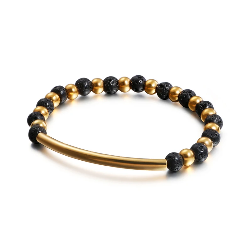 Винтажный натуральный сосновый браслет цепочка с камнем эластичная аксессуары