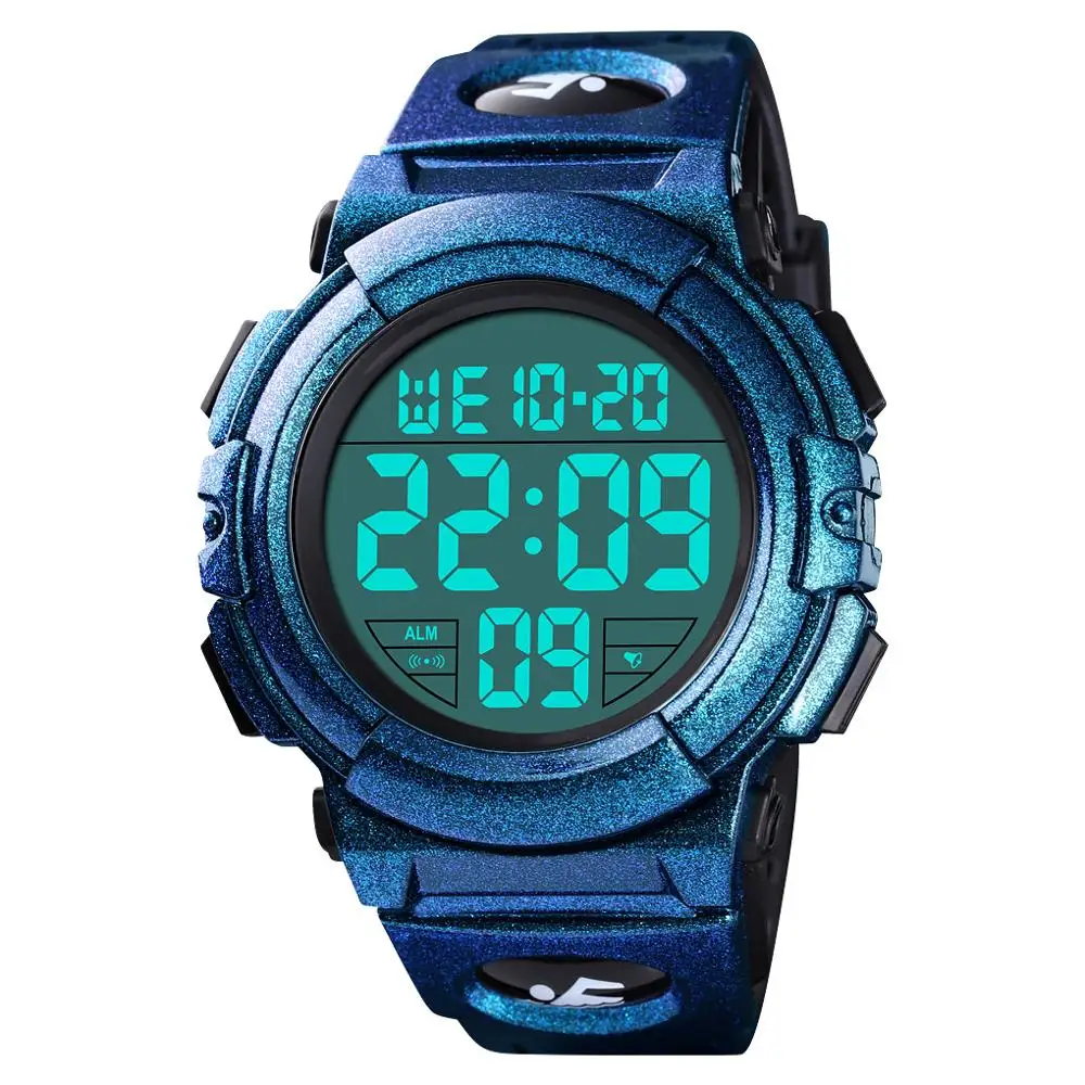 Skmei бренд многофункциональный цифровой часы светодиодные мужчины мода открытый