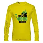 Мужская футболка Weed The Big Bong Theory, 2020, Мужская модная забавная уличная одежда, брендовая одежда, индивидуальные футболки