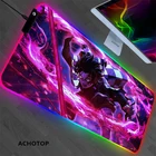 Гравитационный осенний игровой коврик для мыши коврики для клавиатуры красный коврик для мыши геймерский RGB фиолетовый аксессуары для ПК игровой компьютерный коврик Прямая поставка