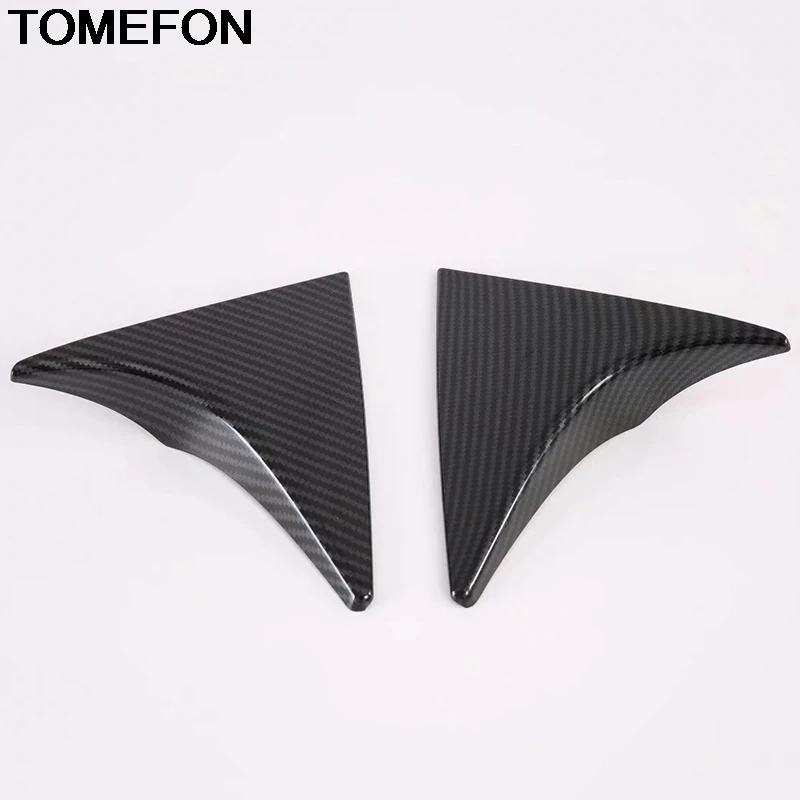 

TOMEFON For Hyundai Tucson 2016 2017 2018 2019 2020 Rear Tail Window Spoiler Windshield Cover Trim Accessories ABS Carbon Fiber