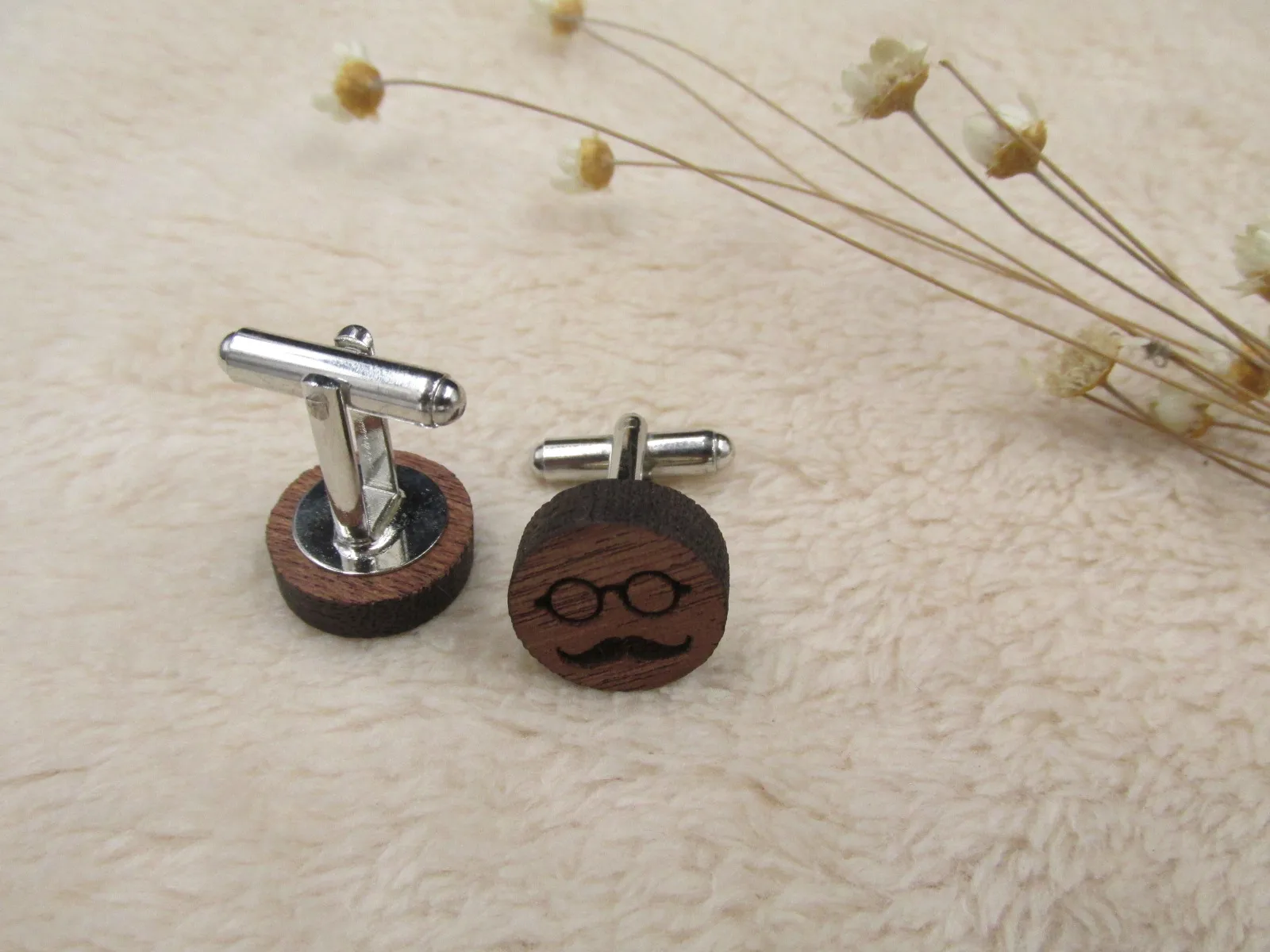 Набор из 2 деревянных зажимов для денег с лазерной гравировкой|cufflinks for mens|cufflinks