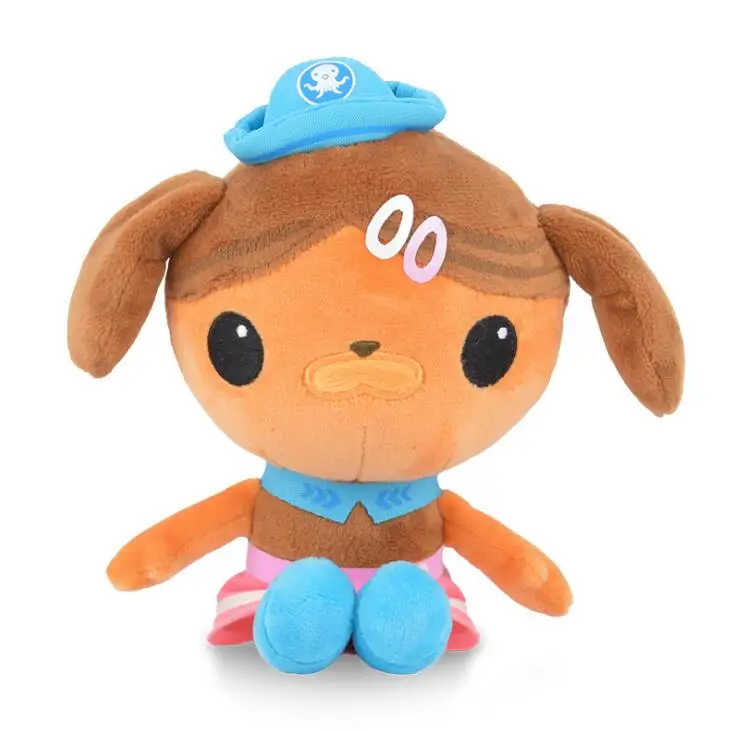 Подлинная Octonauts 18*18 см круглые плюшевые игрушки редиска голова кукла капитан барнаклс квазии песо плюшевые мягкие животные игрушки Горячая Распродажа - Цвет: Цвет: желтый