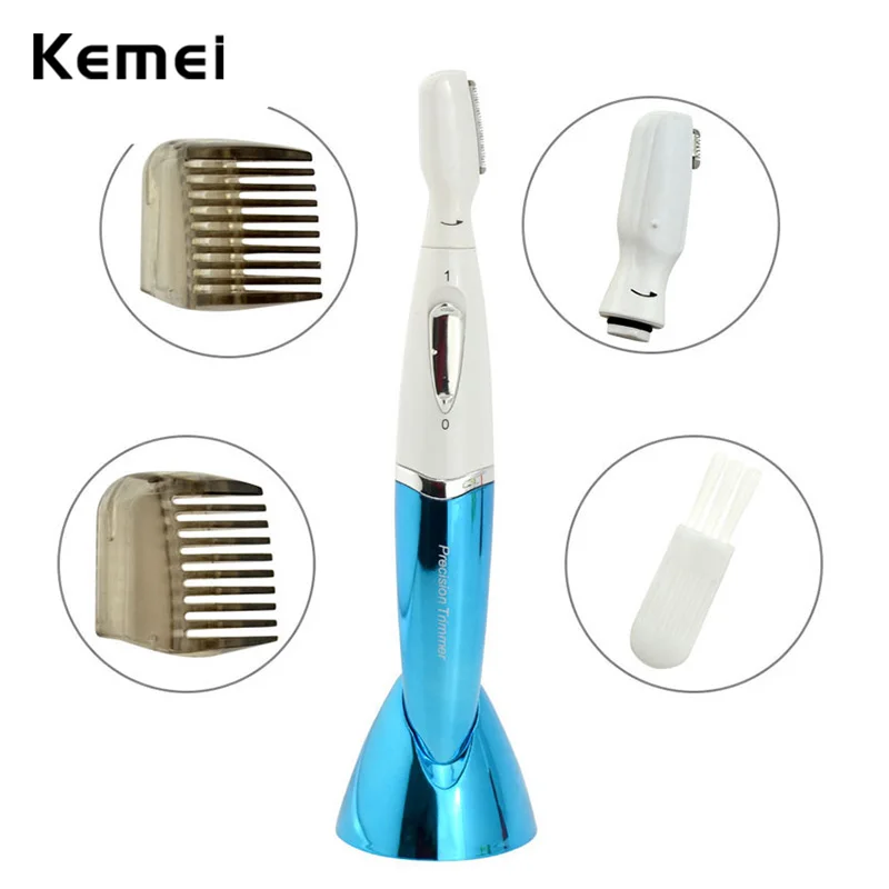 Электрическая бритва Kemei Профессиональный мини портативный эпилятор для бровей