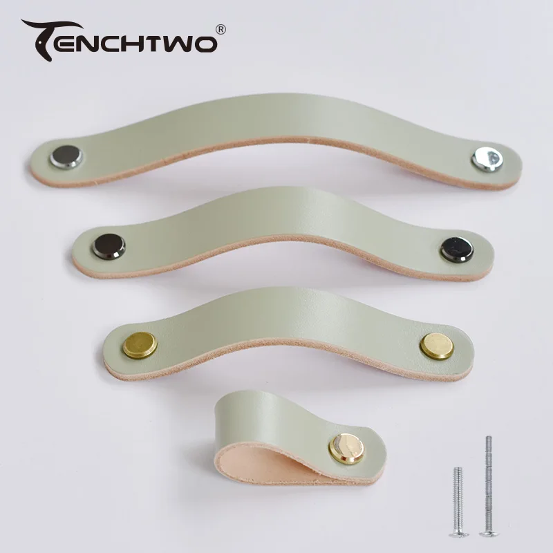 Ручки для раздвижных дверей в скандинавском стиле цветные кожаные ручки мебели