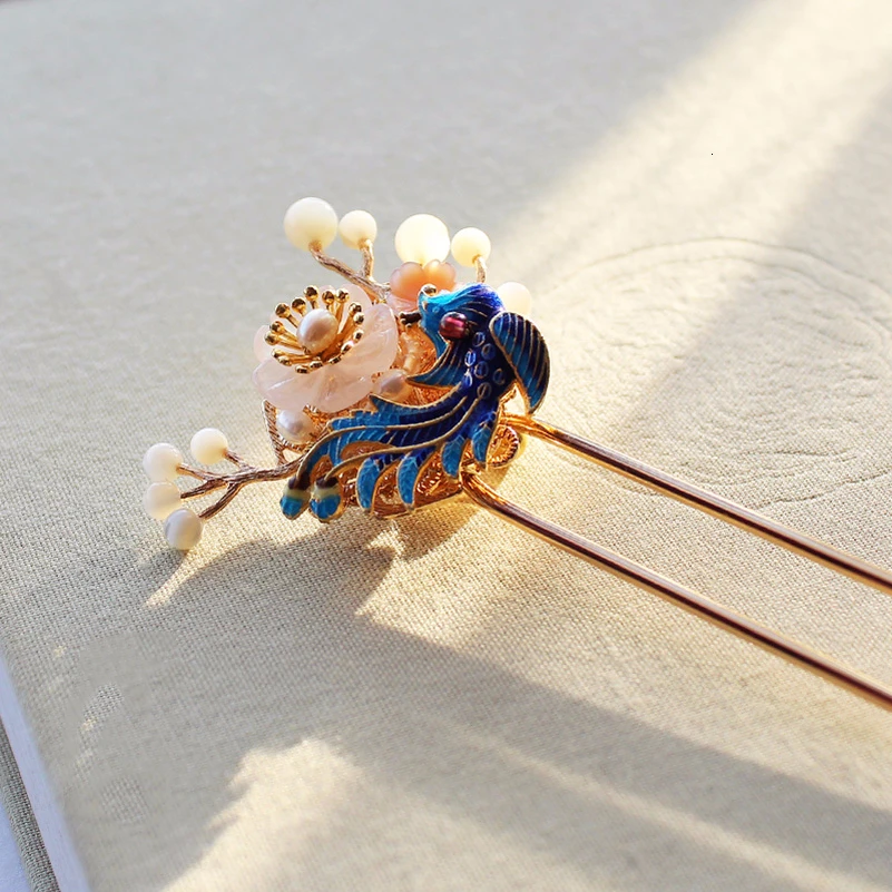 Оригинальные шпильки для волос ручной работы винтажные из искусственной кожи