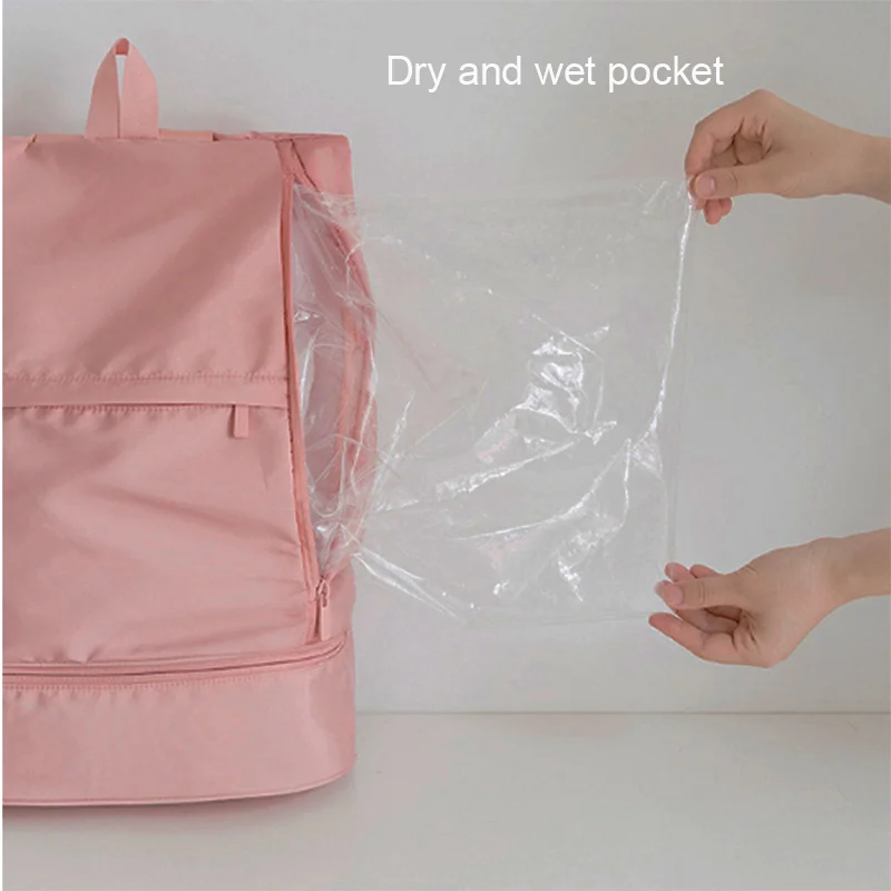 New Yoga Gym Backpack Women Fitness Shoes Pocket Dry Wet Handbag Sport Swimming Training Multifunctional Fashion City Travel Bag | Спорт и