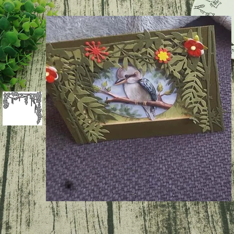 Металлические штампы для высечки листьев кулон высечка Скрапбукинг Бумажные