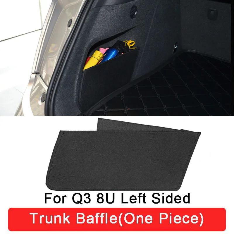 

Органайзер для бокового хранения в багажнике автомобиля, пластина для хранения в багажнике, аксессуары для Audi A4 B8 B9 A3 8V Q3 8U, автомобильные аксессуары