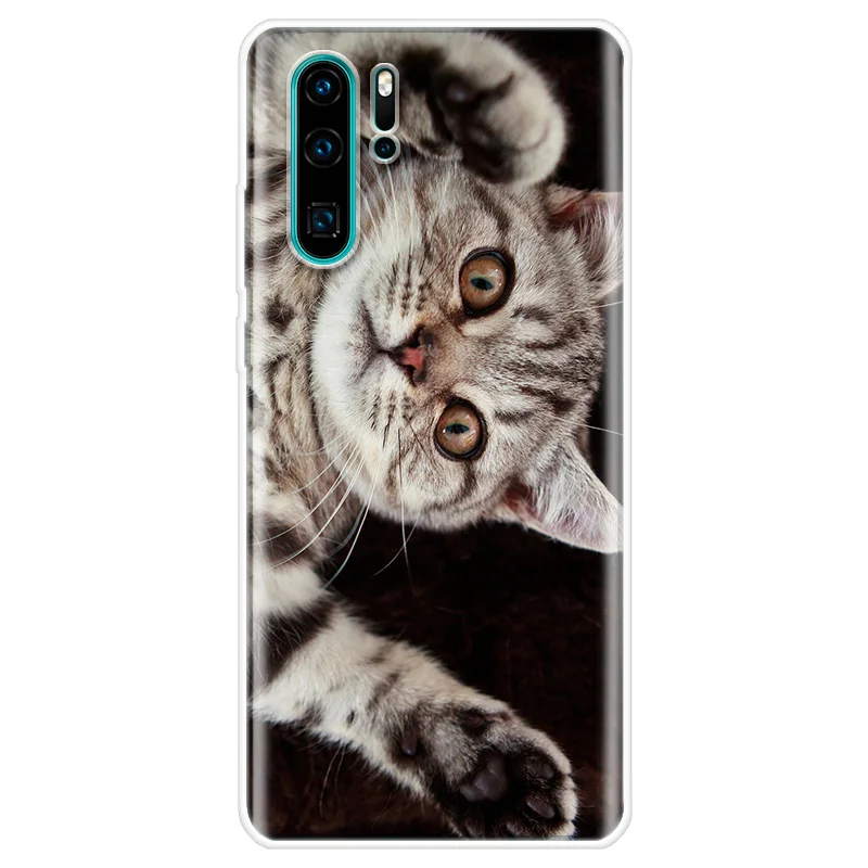

Smiling Cat Soft Case For Huawei Y5 Y6 Y7 P40 Lite P10 P20 P30 Pro P Smart Z Mate 20 Lite Back Cover For Honor 8S 10 20 Lite Cas