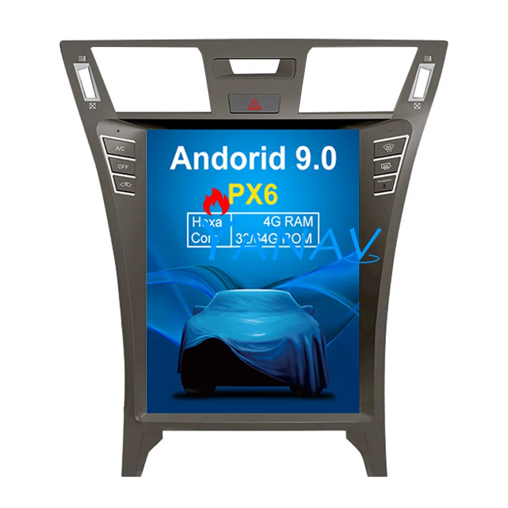 Автомагнитола на платформе Android с вертикальным сенсорным экраном и GPS для Lexus LS460
