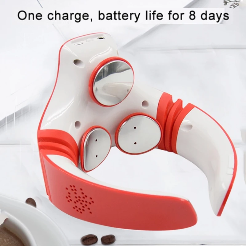 

Smart Electric Neck Shoulder Massager Low Frequency Magnetic Therapy Pulse Pain Relief Tool Health Care Relaxation Massageador