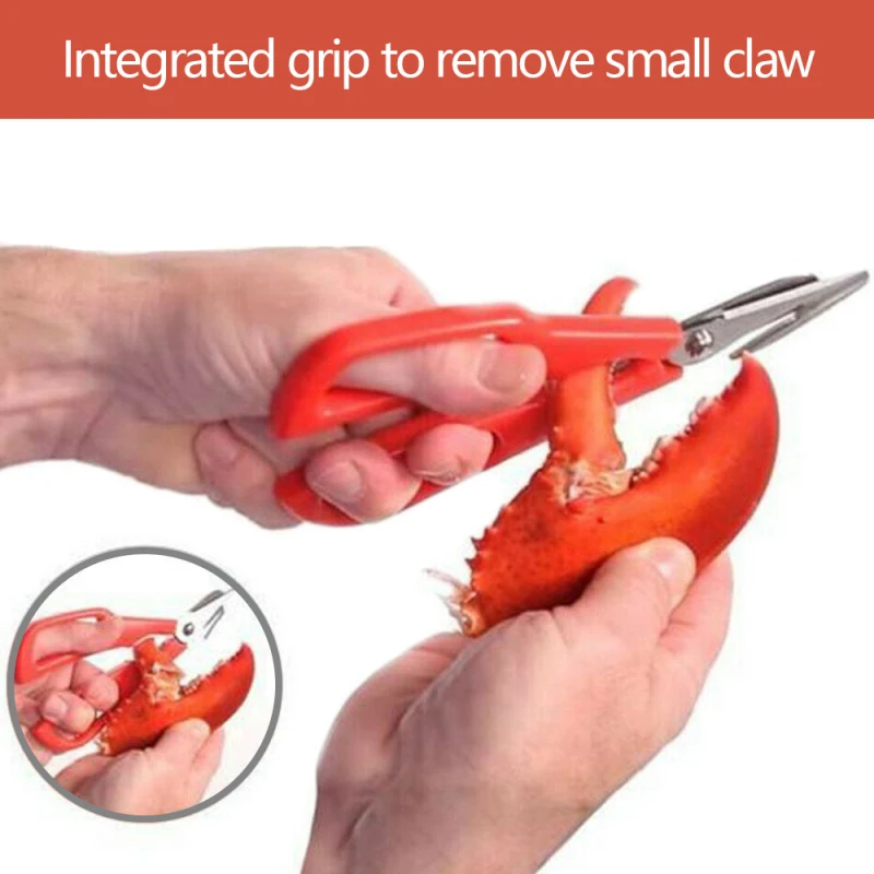 Новая нержавеющая сталь Омаров рыбы съемные креветки краба ножницы для