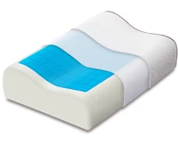 1 pcs orthopedic gel pillow memory foam ice cool anti snore neck pillow ergonomic cervical rest sleeping pillows home beddings