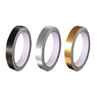 0,512*5000 см СеребристаяЗолотистая клейкая Полоса для напольной плитки, стикер для швов, водонепроницаемая уплотнительная лента для стен, зазора, лента из медной фольги