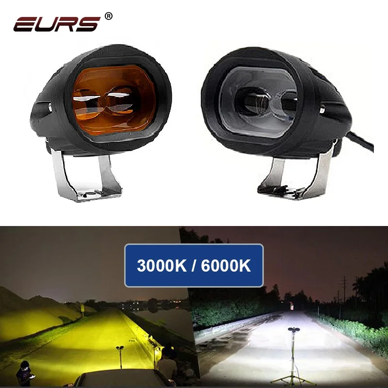 2 шт. светодиодсветильник фары для мотоциклов и скутеров 20 Вт 3000 К 6000 К|Передние