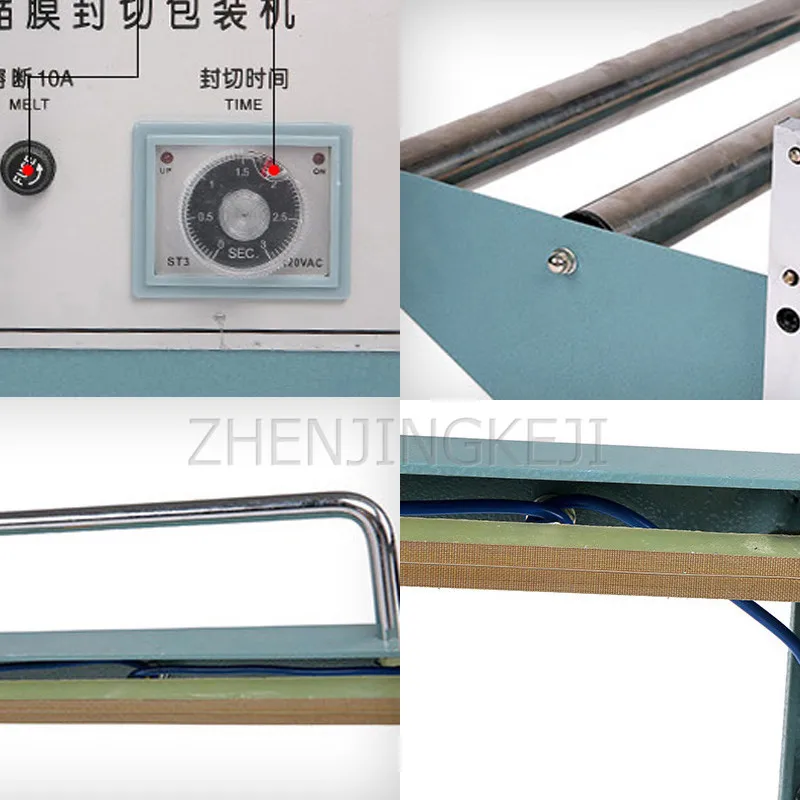 

Shrink Film Sealing And Cutting Machine 220V Supporting Equipment Manual L Type Food Drink Stationery Hardware Packaging Tools