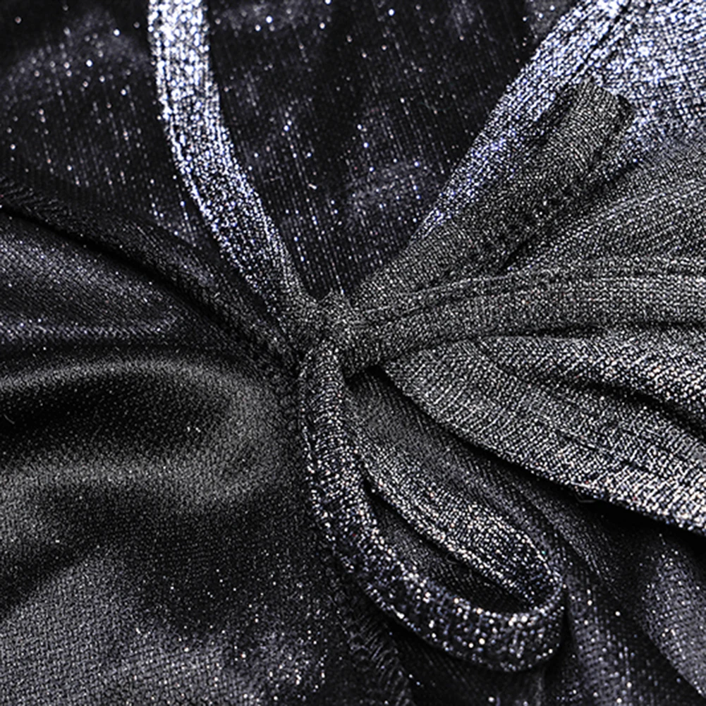 Новинка 2019 Осеннее женское сексуальное мини-платье с глубоким V-образным вырезом