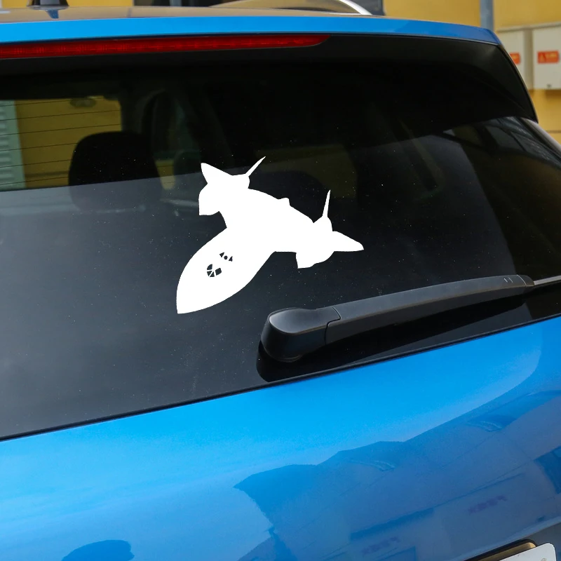 YJZT x 12 см самолёт креативные автомобильные наклейки заднего фонаря для