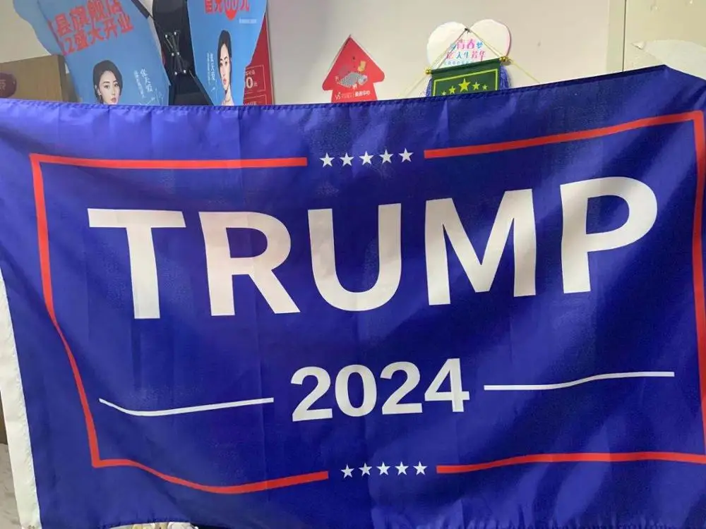 Флаг Trump 2024 размером 90*150 см, цифровая печать "Donald Keep America Great for President USA on".
