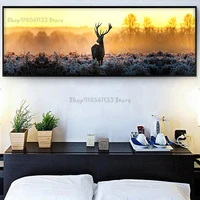 5d photo round diamond painting natural scenery forest deer full drill square mosaic home decor handmade embroidery gift gg2289