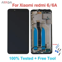 for xiaomi redmi 6a lcd display touch screen with frame lcd digitizer redmi 6 display assembly repair parts