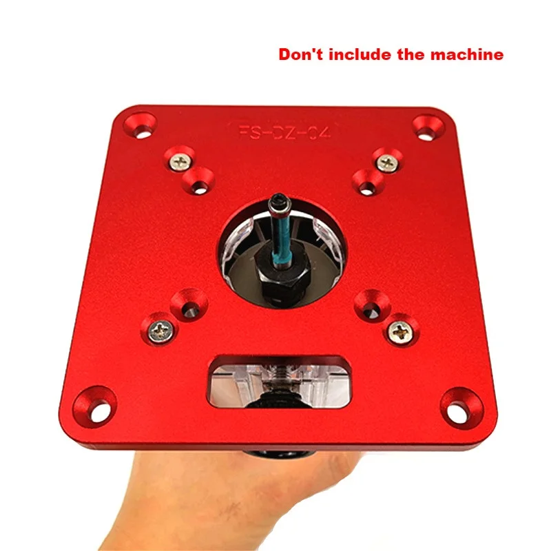 

Фрезерный стол, вставная пластина, столешница для деревообработки, Настольная пила для многофункциональной древесной пластины, гравировки, 4 крышечных пластины, без аксессуаров