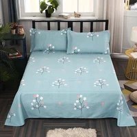 bed sheet pillow three piece case decor brand cotton bed sheets na home textile para bed sheet flower pattern protector bed c