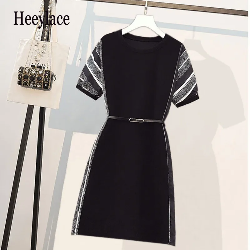 

Размера плюс женские офисные Элегантные мини платья для женщин в африканском стиле летнее платье с короткими рукавами в стиле пэчворк с выс...