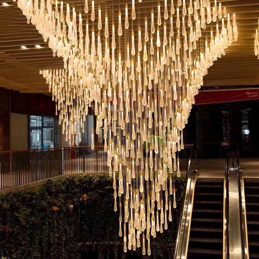 

Nordic Designer Luxury Cyrstal Pendant Lights Modern LED Pendant Lamp Lighting Hotel Hall Restaurant Indoor Decor Hanging Lamp