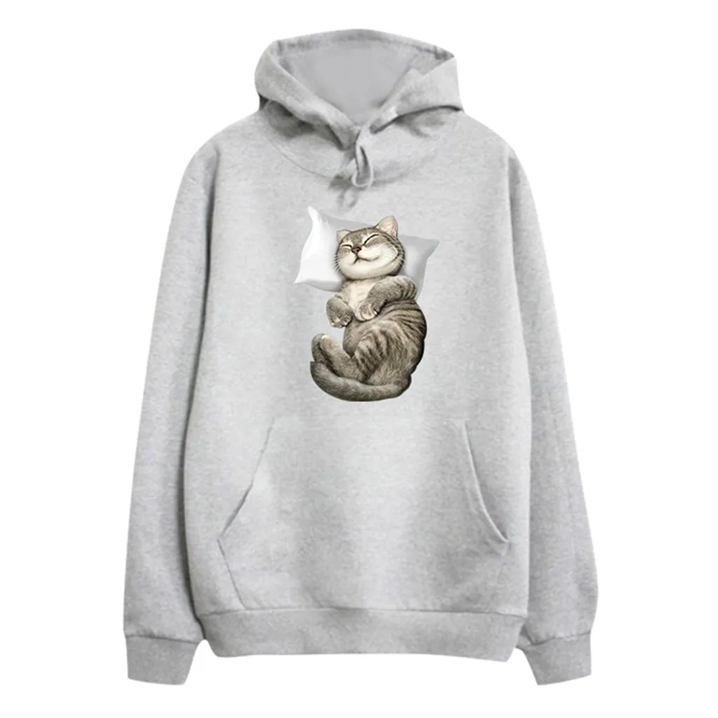 Горячая Распродажа Женская толстовка Харадзюку мультфильм толстовки с